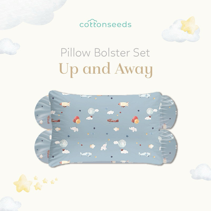 Cottonseeds Pillow Bolsters Set All Motif