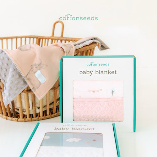 Cottonseeds Baby Blanket All Motif