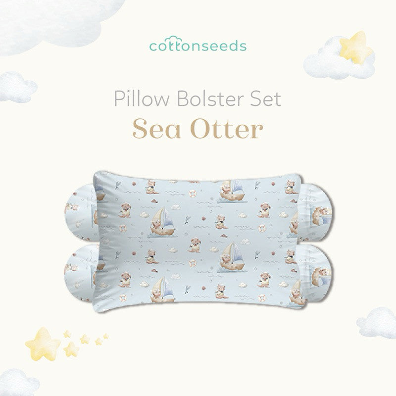 Cottonseeds Pillow Bolsters Set All Motif