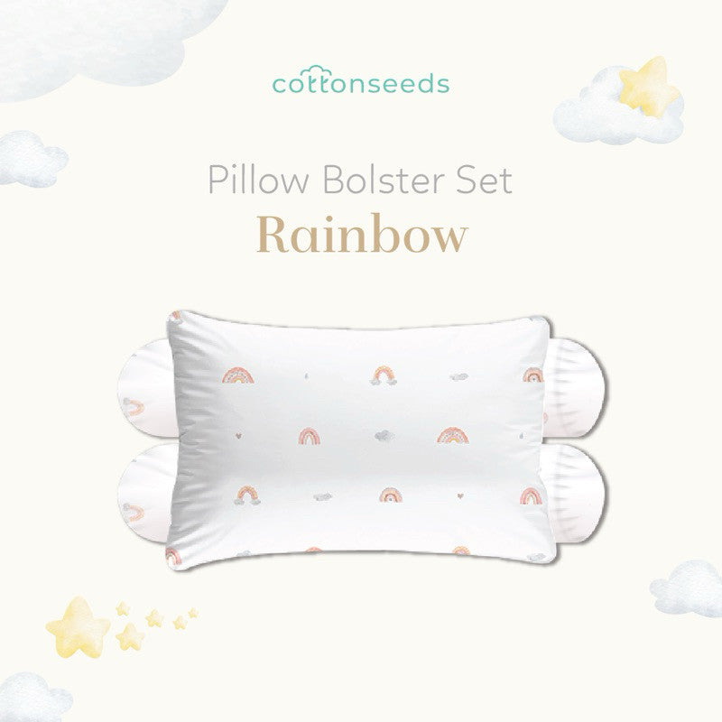 Cottonseeds Pillow Bolsters Set All Motif