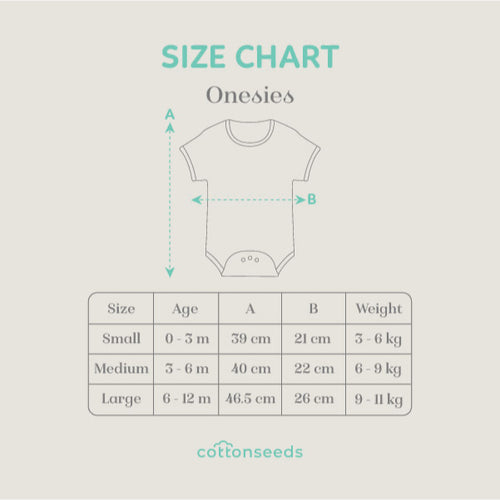 Cottonseeds Baby Onesies Short Sleeve