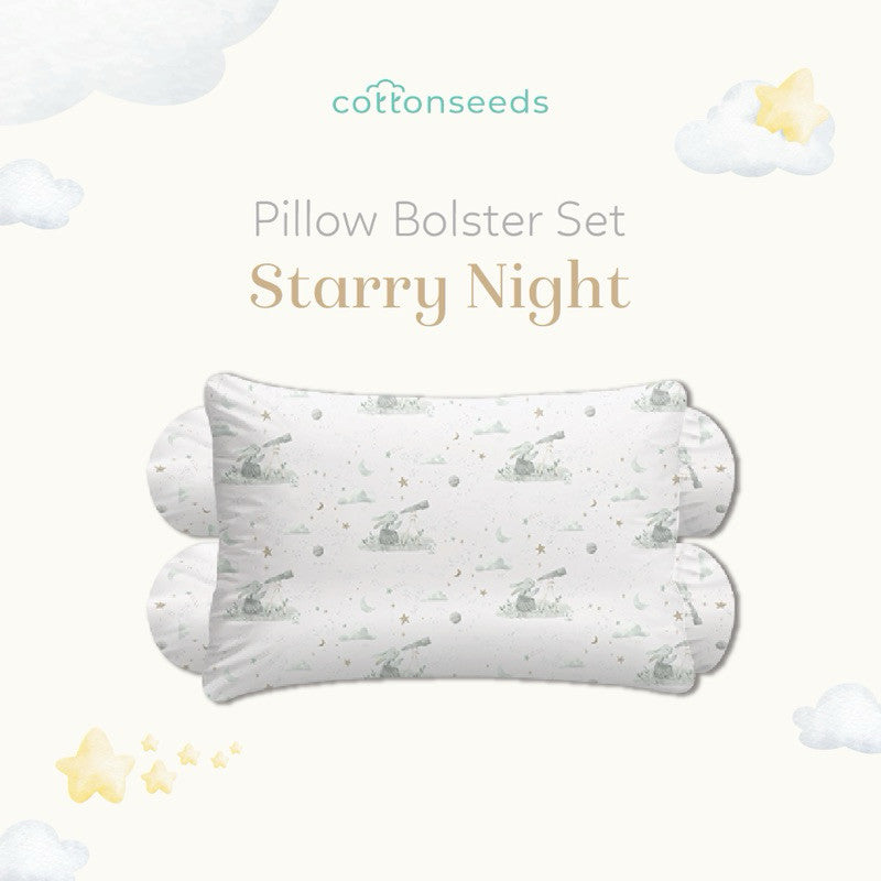 Cottonseeds Pillow Bolsters Set All Motif