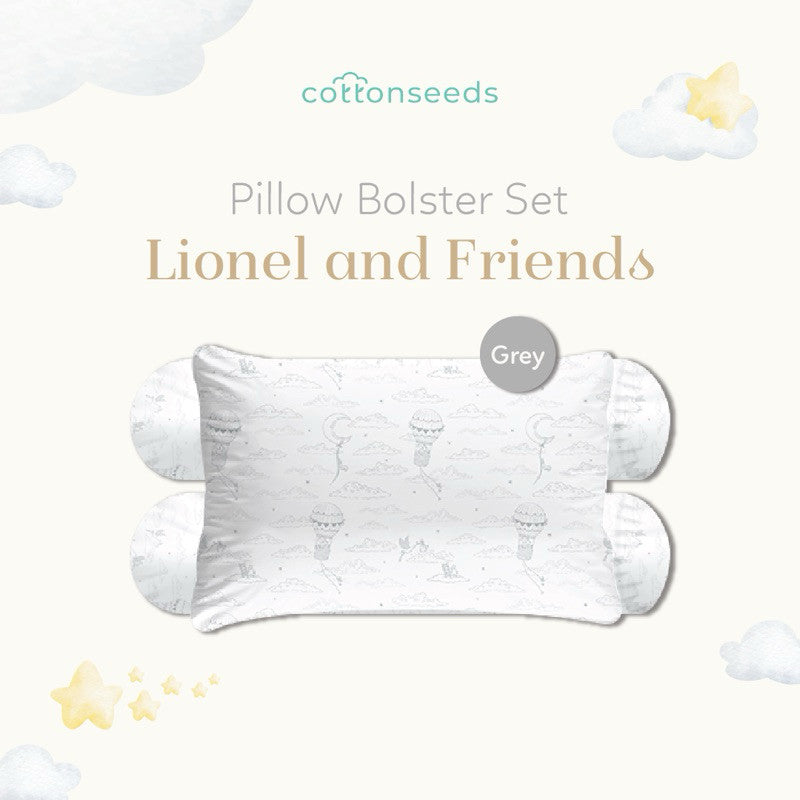 Cottonseeds Pillow Bolsters Set All Motif