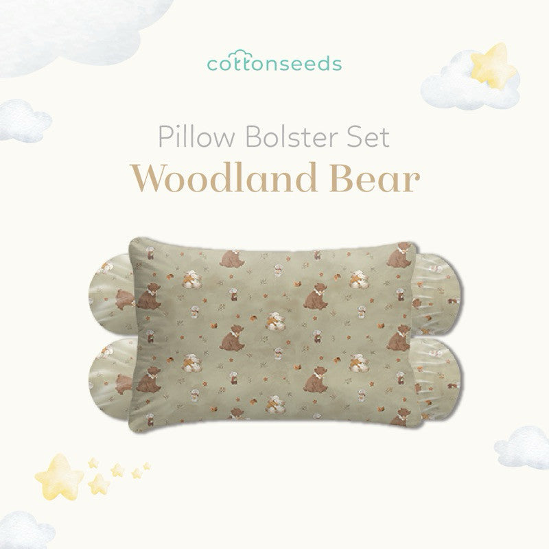 Cottonseeds Pillow Bolsters Set All Motif