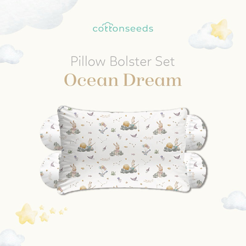 Cottonseeds Pillow Bolster COVER All Motif