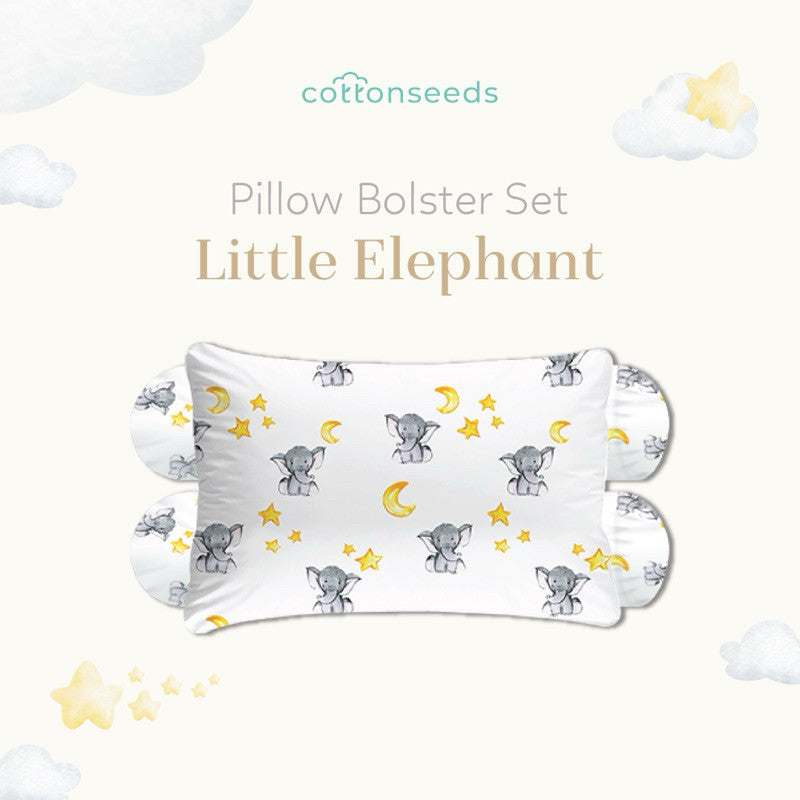 Cottonseeds Pillow Bolsters Set All Motif