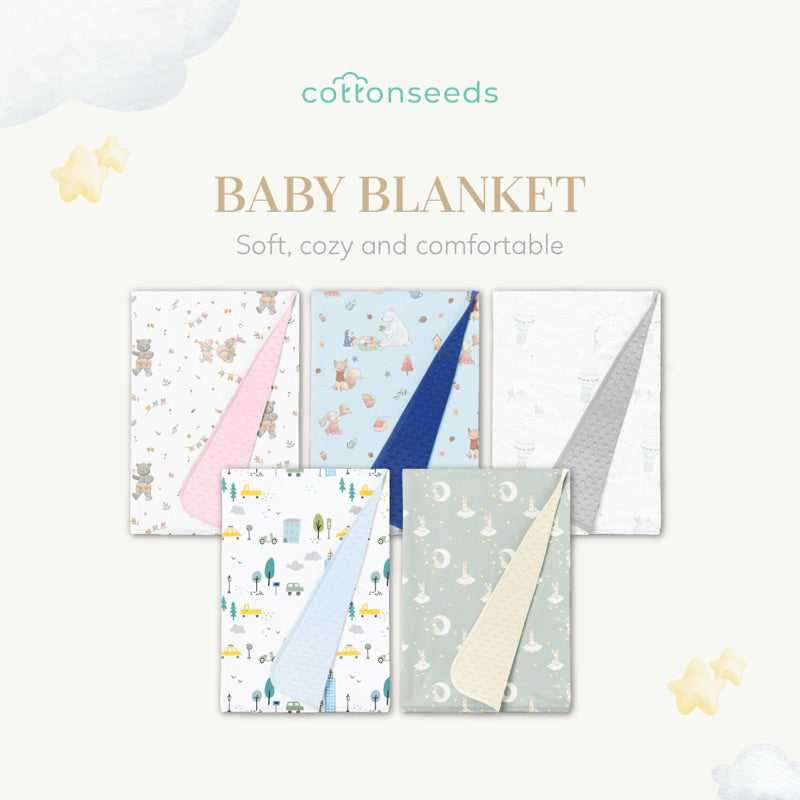 Cottonseeds Baby Blanket All Motif