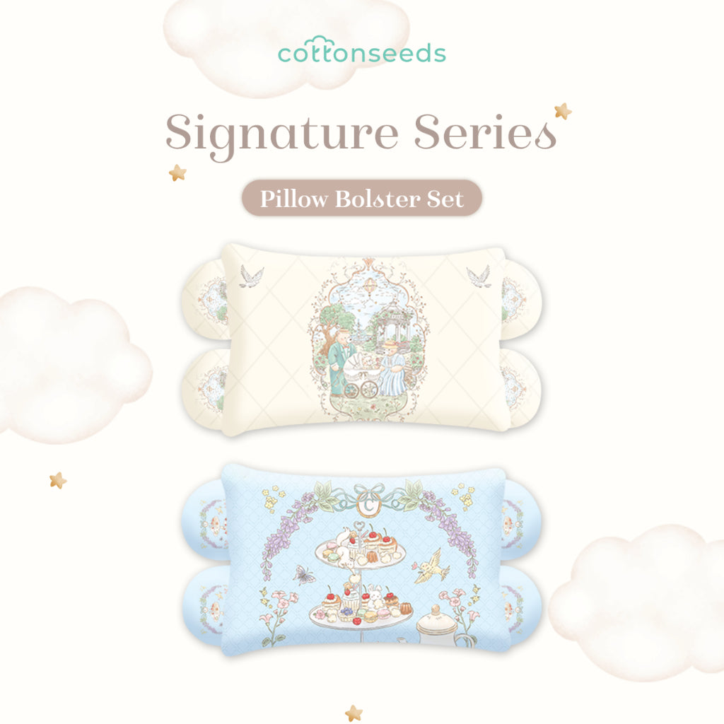 Cottonseeds Signature Baby Pillow Bolsters Set