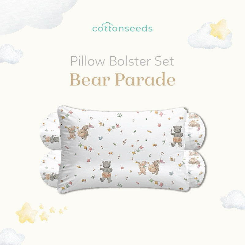 Cottonseeds Pillow Bolsters Set All Motif