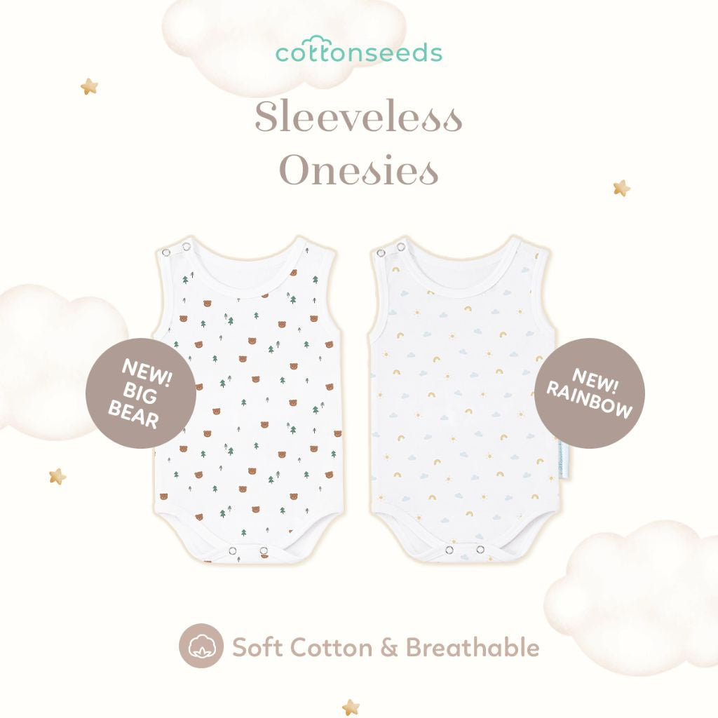 Cottonseeds Baby Onesies Sleeveless