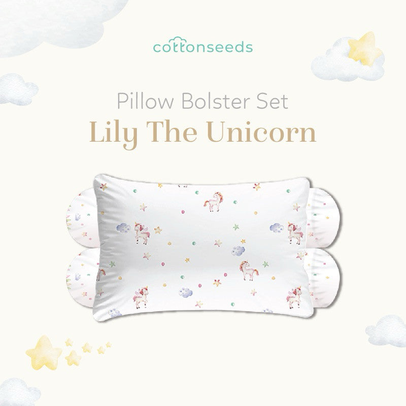 Cottonseeds Pillow Bolsters Set All Motif