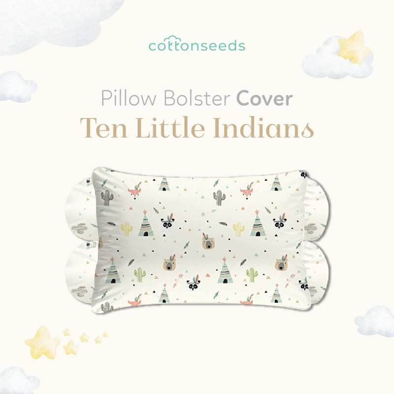 Cottonseeds Pillow Bolster COVER All Motif