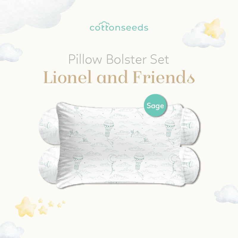 Cottonseeds Pillow Bolsters Set All Motif
