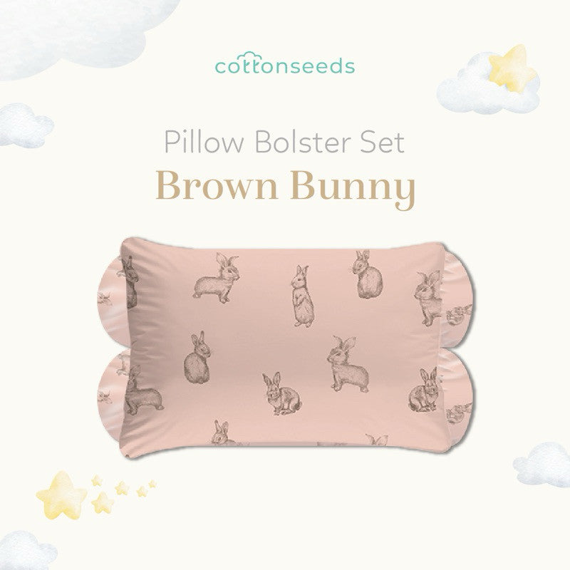 Cottonseeds Pillow Bolsters Set All Motif