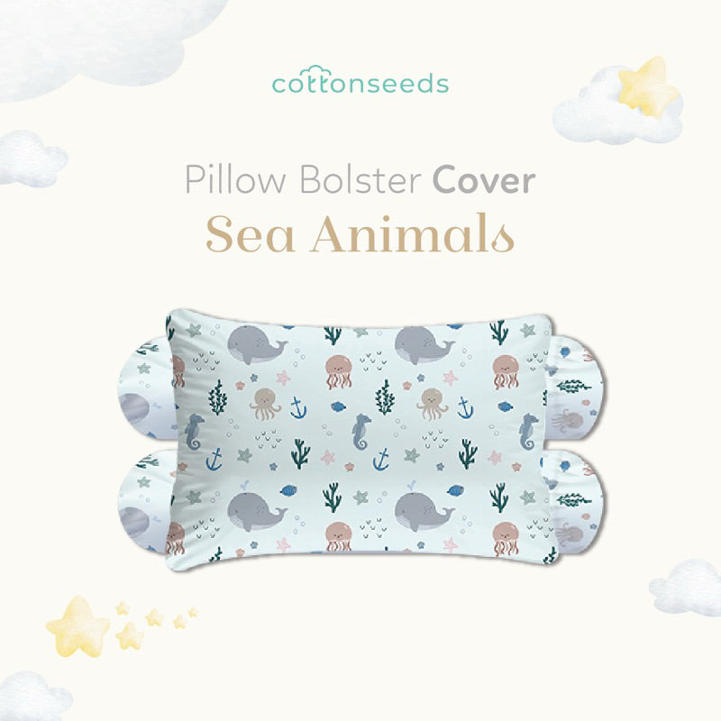 Cottonseeds Pillow Bolster COVER All Motif