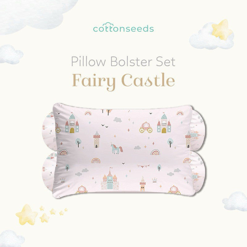 Cottonseeds Pillow Bolsters Set All Motif