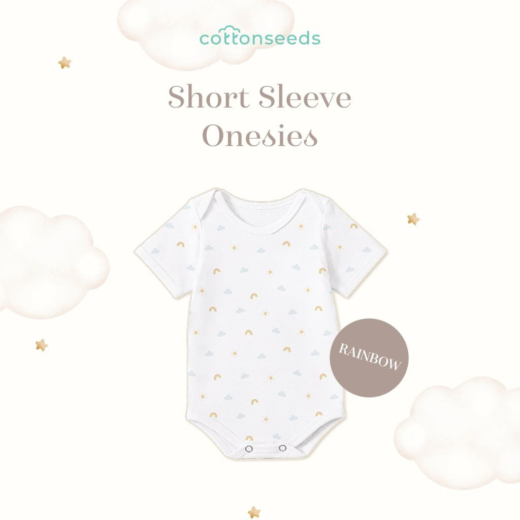 Cottonseeds Baby Onesies Short Sleeve