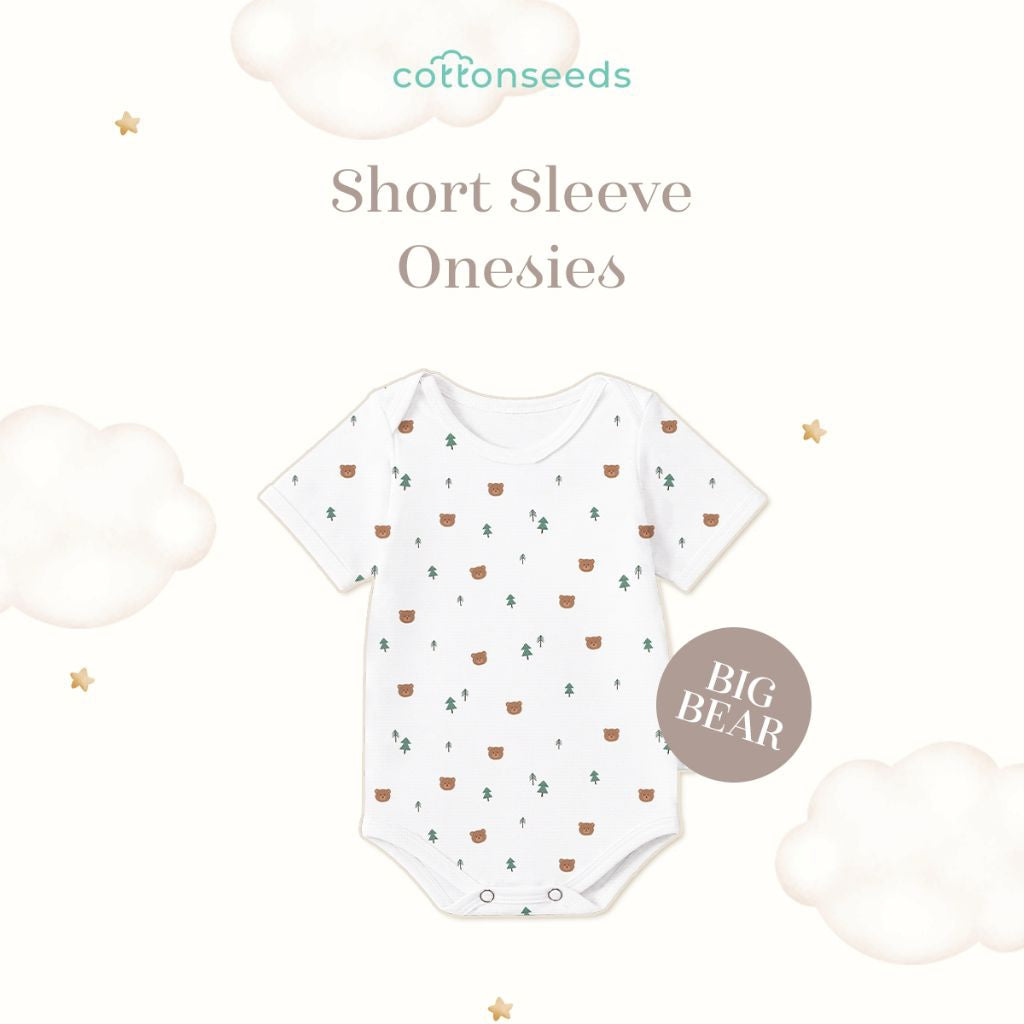 Cottonseeds Baby Onesies Short Sleeve