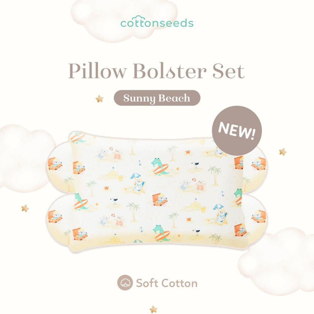 Cottonseeds Pillow Bolsters Set All Motif